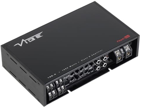 VIBE Audio PowerBox 135.4 4 Channel Compact Class D Car Amplifier 4x135W RMS OEM Integration High Level Input