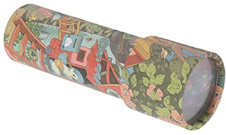 Qudinip Kalejdoskop för Barn Färgglad Pedagogisk Roterande Kalejdoskop för Barn Från 3 år och Uppåt, Papper, 17,2 X 5 Cm (Typ 2)