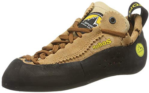 La Sportiva Mythos, Scarpette da arrampicata uomo, Marrone, 41.5, EU