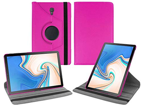 Gadget - Funda con Tapa para Samsung Galaxy Tab A de 10,5 Pulgadas (SM-T590 y SM-T595), rotación de 360 Grados, Color Negro