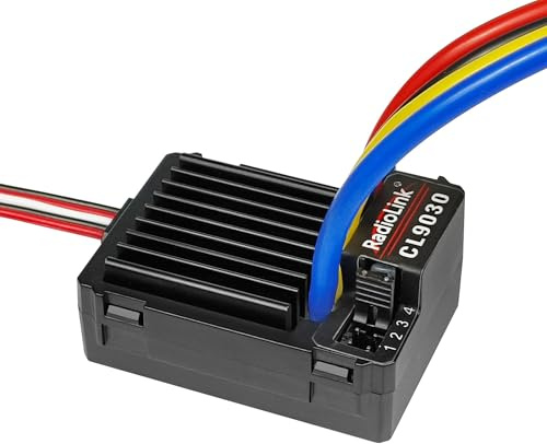 Radiolink CL9030 90A RC ESC Regler Wasserdicht 2S-4S 5A BEC für Crawler | Wasserdicht, 5.5V/7.5V 5A BEC, XT60-Stecker, Für 1/10 RC Crawler, Tank, Auto, Boot