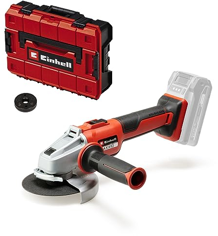 Einhell Professional Akku-Winkelschleifer AXXIO 18/125 Q Li-Solo Power X-Change (18 V, Ø 125 mm, 33 mm Schnitttiefe, Brushless, Quick-Fix-Nut, ohne Trennscheibe, ohne Akku, inkl. Koffer)