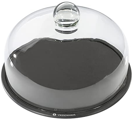 Käseglocke 28 cm Comfort Plus Käsehaube Vorratsbehälter Glas Zassenhaus