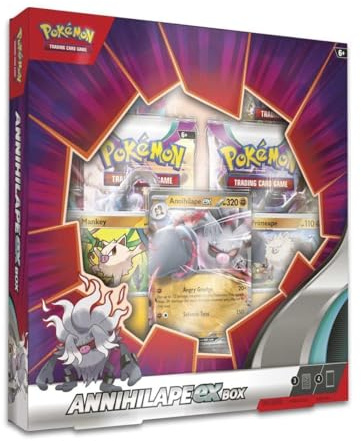 Pokémon TCG: Annihilape ex Box (3 Foil Promo Cards & 4 Booster Packs)