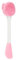 VOCOSTE Spazzola per la pulizia del viso in silicone, multifunzione, portatile per massaggi e cura del viso, 6.30x1.57 Rosa Bianco