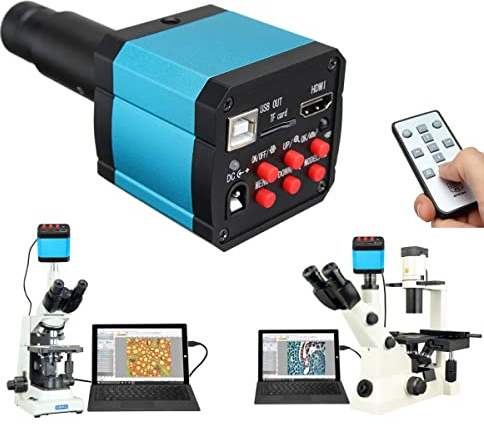 16MP 1080P 60FPS USB C-mount Digital Industry Video Microscope Camera with HDMI Cable