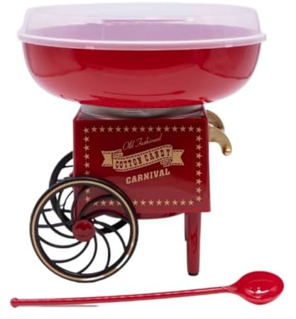 Kitchen Accessories Electric Cotton Sugar Candy Floss Making Machine (Colour: Red)