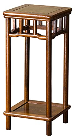 pflanzenständer, blumenstand, blumenstander Blumenregal pflanzenhocker pflanzentopf blumentopf hoch indoor holz seule Garten Blumentreppen Pflanzentreppe Ablagen deko gold metall weiß schwar