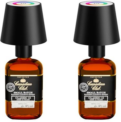 brightower LED Flaschenlampe mit RGB,5200mAh Touch Kabellose Tischlampe, IP54 stufenloses Tischleuchte für Restaurants im Innen- und Außenbereich, Bars, Schlafzimmer&Camping (schwarz 2 Stück)