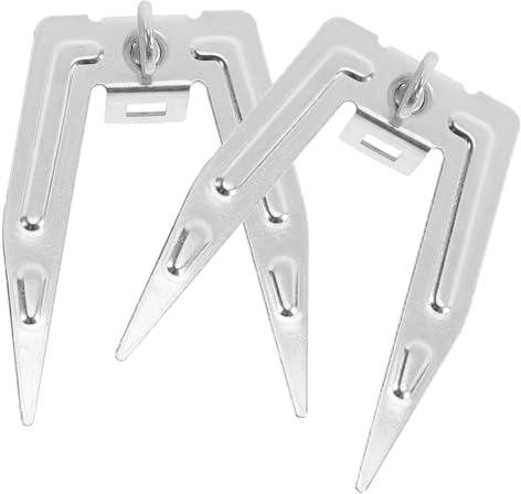 Tenedores De Asador De Pollo De Acero Inoxidable Para Freidora De Aire Y Horno Eléctrico, 2 Piezas, Distribución Uniforme Del Calor, Ideal Para Grandes Piezas De Carne