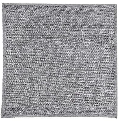 MEKPAM 20 Piezas De Trapos De Alambre De Acero De Doble Capa, Paño para Lavar Platos De 20X20Cm, Paño De Limpieza De Alambre De Cocina, Paño para Fregar El Hogar