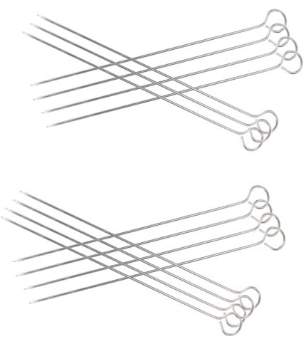 HYTROVE 30 Pcs Barbecue Barbaisons Brochettes De Grillades Robustes