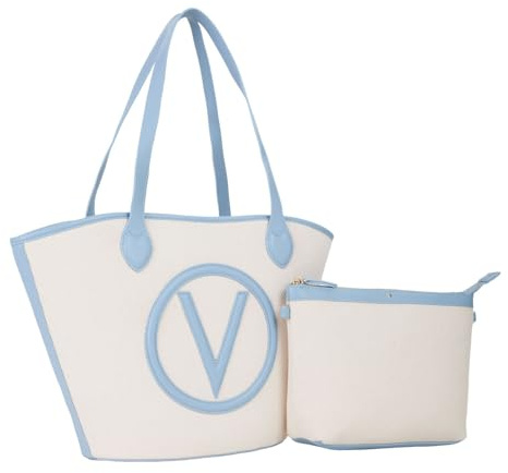 Valentino Damen Covent Tasche, Nat/Blau