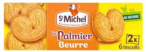 ST MICH. – Délice Beurré Croquant, Texture Feuilletée et Fondante, Lot 2x6 Palmier 87g - Lot de 4 - vendu par Lot