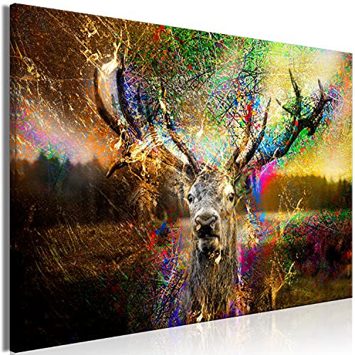 murando - Quadro Acustico Cervo 1 pezzo schiuma acustica Quadri Moderni Camera da Letto Matrimoniale - Stampa su Tela - Pannelli Fonoassorbenti Decorativi - Fonoassorbente Acustiche