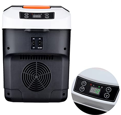 DieffematicBX Mini Frigo 10L Maison Réfrigérateur Mini Réfrigérateurs Congélateur Refroidisseur Chauffage Boîte De Stockage des Aliments pour La Maison Pinic Camping