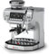 Mcilpoog Máquina de espresso con espumador de leche, cafetera semiautomática con molinillo, cafetera espresso fácil de usar con pantalla grande de 5.5 pulgadas, bomba de presión de 15 bares (TC530)