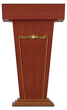 RENLXFI Rednerpult Stehpult Podium Holz Rednerpult, Stehpodium für Restaurants Hochzeiten Büro Meeting und Klassenzimmer, Heavy Duty Präsentation Stand (Color : B)