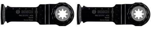 Bosch Professional Plunge Saw Blade PAIZ 32 EPC (Wood, Accessory for Multitool StarlockPlus and StarlockMax) (Pack of 2)