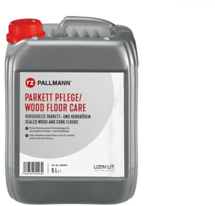 RZ Pallmann Parkett Pflege für versiegelte Parkettböden und Korkböden, 5 Liter