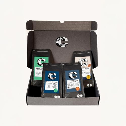 Counter Coffee Beans Coffee Gift Set 3 x 350g of Our Best Sellers | Whole Bean | Great For Christmas Gifting | Perfect for Lattes & Bean-to-Cup | Freshly Roasted To order