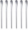 Tucnoeu Juego de 6 cucharas pequeñas de acero inoxidable para café expreso, ideales para cocina, bar y fiestas