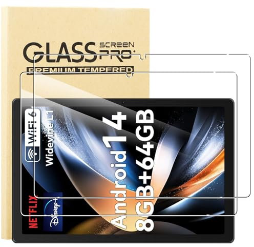 KUSINHOKA Vetro Temperato per Whitedeer C10 Tablet (10 Pollici), [2 Pezzi] Durezza 9H Pellicola Protettiva, [Anti-Graffio], [Senza Bolle], HD Trasparente Protezione Schermo Protector Film