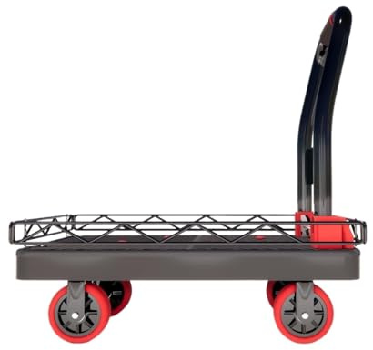 GTOULHH Transportkarre Hubwagen Schwerlast-Plattformwagen Pritschenwagen Schubkarren Dolly Transporthilfe
