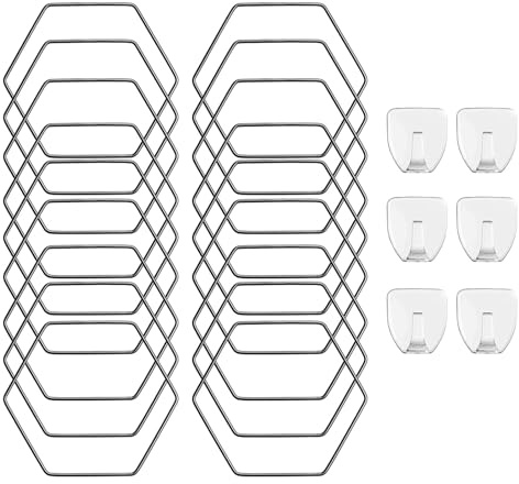 Treillis en métal intérieur/extérieur pour plantes grimpantes - Treillis décoratif en métal pour plantes grimpantes - Petit treillis de jardin suspendu - Cadre pothos grimpant