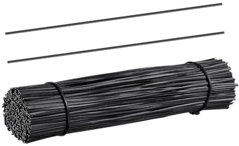Tofficu 500Pcs 6 Inch Reusable Plastic Coated Wire Ties for Cable Management Garden Plants Food Bags Heavy Duty Cord Ties for Indoor and Outdoor Use