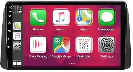 Sistema de navegación GPS para Coche Estéreo para Coche Android 15 con GPS, 2+32 GB, Radio de 9, CarPlay inalámbrico, Auto, Bluetooth, WiFi, FM, RDS, SWC