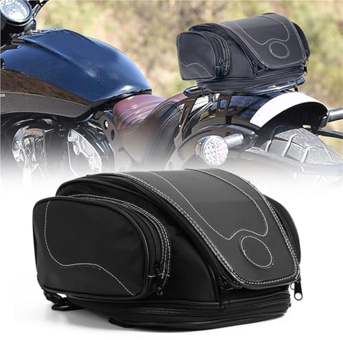 Motorrad-Hecktasche, Retro, Wasserdicht, PU, Motorrad-Werkzeugtasche, Rücksitztasche, Rucksack Für Yamaha MT07 MT09 MT 07 09