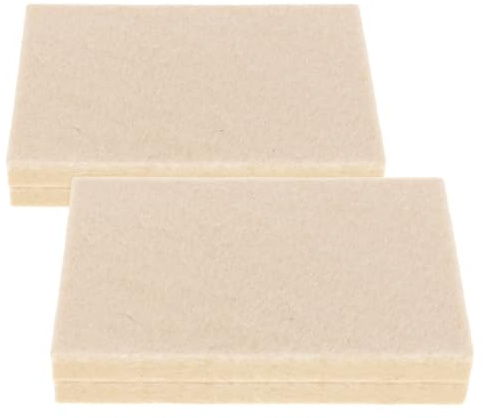Spatola per Pellicole Auto 4 Pezzi in Lana Beige | Film Vetro e Car Wrapping, Bordo Preciso, Applicazione Uniforme, Elimina Bolle D'aria