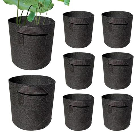 Arroopu Vasi Per Piante Da Laghetto | Cestino Per Ninfee Riusabile Pieghevole In Tessuto Non Tessuto | Vasi Da Laghetto Di Coltivazione Acquatici | per Cortile Fattoria Patio Balcone