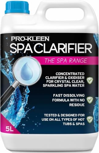 5L of Pro-Kleen Spa Clarifier - Achieve Brilliant, Sparkling Water - Improves Filter Performance & Efficiency