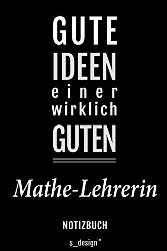 Notizbuch für Mathe-Lehrer / Mathe-Lehrerin: Originelle Geschenk-Idee [120 Seiten kariertes blanko Papier]