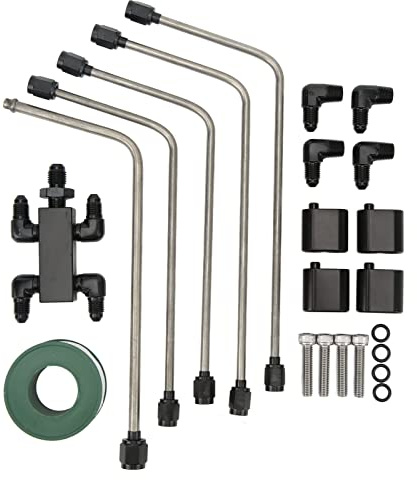 Coolant Crossover Kit, 304 Stainless Steel Coolant Crossover Steam Vent Kit Lätt att installera Coolant Crossover Steam Tube Kit för LS-serien LS1 LS2 LS3 LS6 LS7 LSX-motorer