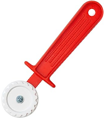 Ravioli Cutter - Pasta Cutter with Roller Wheel - Fluted Pastry Wheel Plastic - Handle Pastry Crimper for Make Noodles, Ravioli, Pasta and Flaky Pie Crust, OFXDD