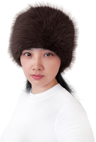 Lina & Lily Damen Winter Stirnband Kunstpelz mit Gummizug