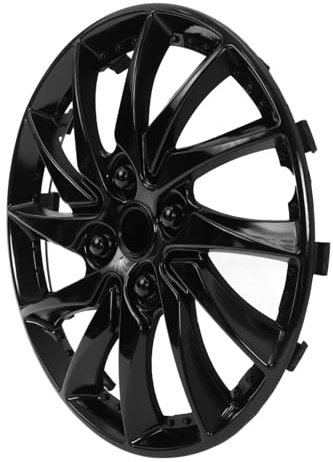 ABOOFAN Tapacubos de Rueda Negro para Coche Cubierta de Rueda de Tapacubos para Exteriores Accesorios para Llantas de Vehículos