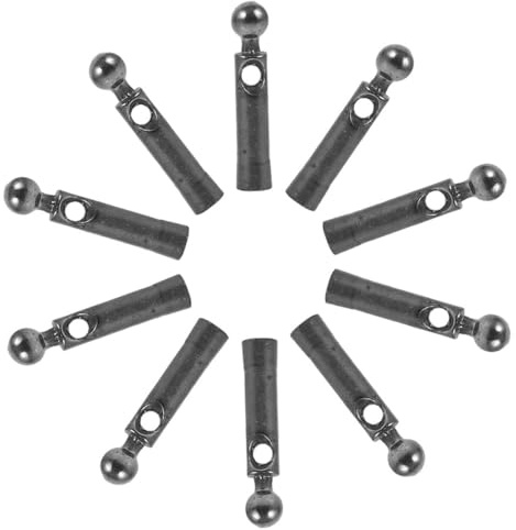 Milisten Cuentas Metálicas Base Del Paraguas 1.8 Mm, Puntas De Repuesto Para Paraguas De Lluvia y Sol, 20 Piezas Para Reparación De Varillas, Accesorio Duradero y Compatible