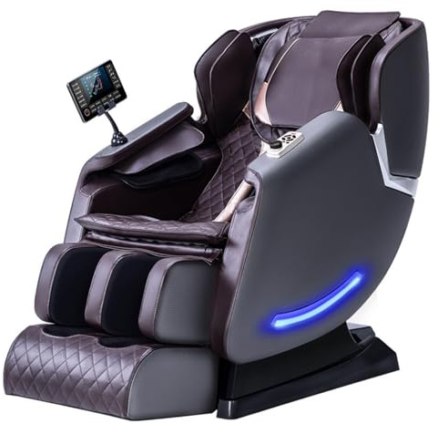 LFFTBK Sillón De Masaje Reclinable con Calefacción Lumbar, Adecuado para Masajes De Hombros Y Cuello Y Uso Doméstico.(Noir)