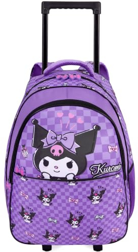 Get Trend Hello Kitty Kuromi Cartable a Roulette Fille, Bagages Cabine