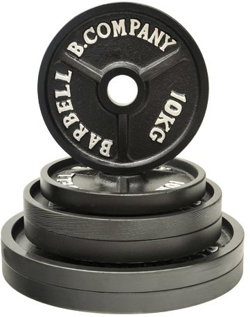 Profi Olympia Hantelscheiben Guss 50/51mm Set - 2x10, 2x15, 2x20 Kg Hantelscheiben