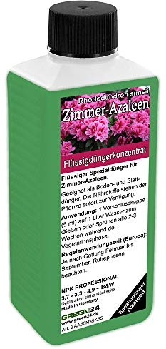 GREEN24 Zimmer-Azaleen Dünger, Premium Flüssigdünger aus der Profi Linie
