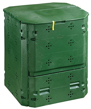 Dehner Compostiera Termica | Compostiera Rapida | con Sistema di Ventilazione e 2 valvole di prelievo | compostiera da Giardino | compostiera in plastica | Resistente al Gelo e ai Raggi UV | ca. 84 x