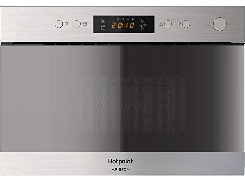 Hotpoint MN 314 IX HA Forno Microonde Class 3, 750 W, 22 Litri, Metallo, Inox