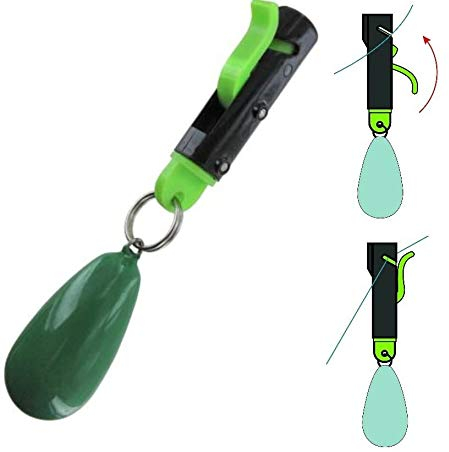 Jenzi Set: 10 Schleppbleie zum einfachen einclipsen in die Schnur, Verschiedene Gewichte+ gratis Petri Heil! Aufkleber