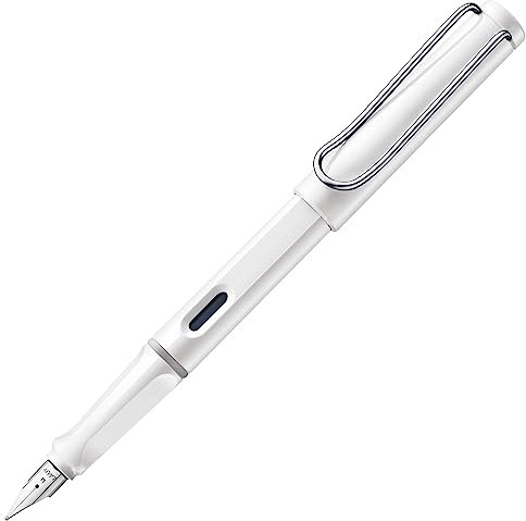 Lamy Safari Füllfederhalter, Linkshänder, Weiß