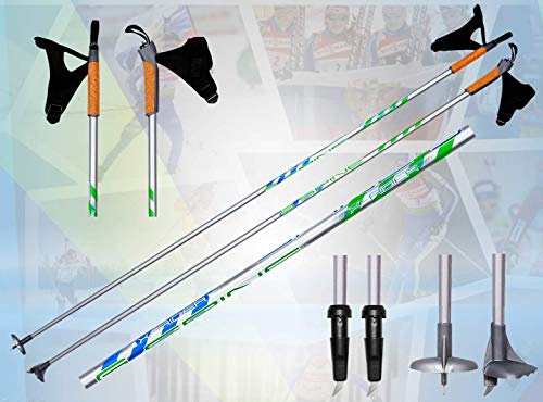 Spine X-Rider 60% Carbon Skating Skike Roller Rollski Skiroller Stöcke Langlaufstock